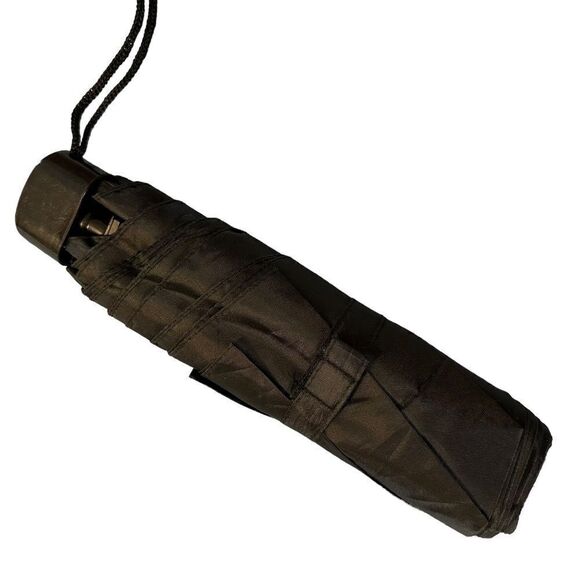 Black Compact Super mini 42' lightweight umbrella Rain Zone NIP - Picture 2 of 5